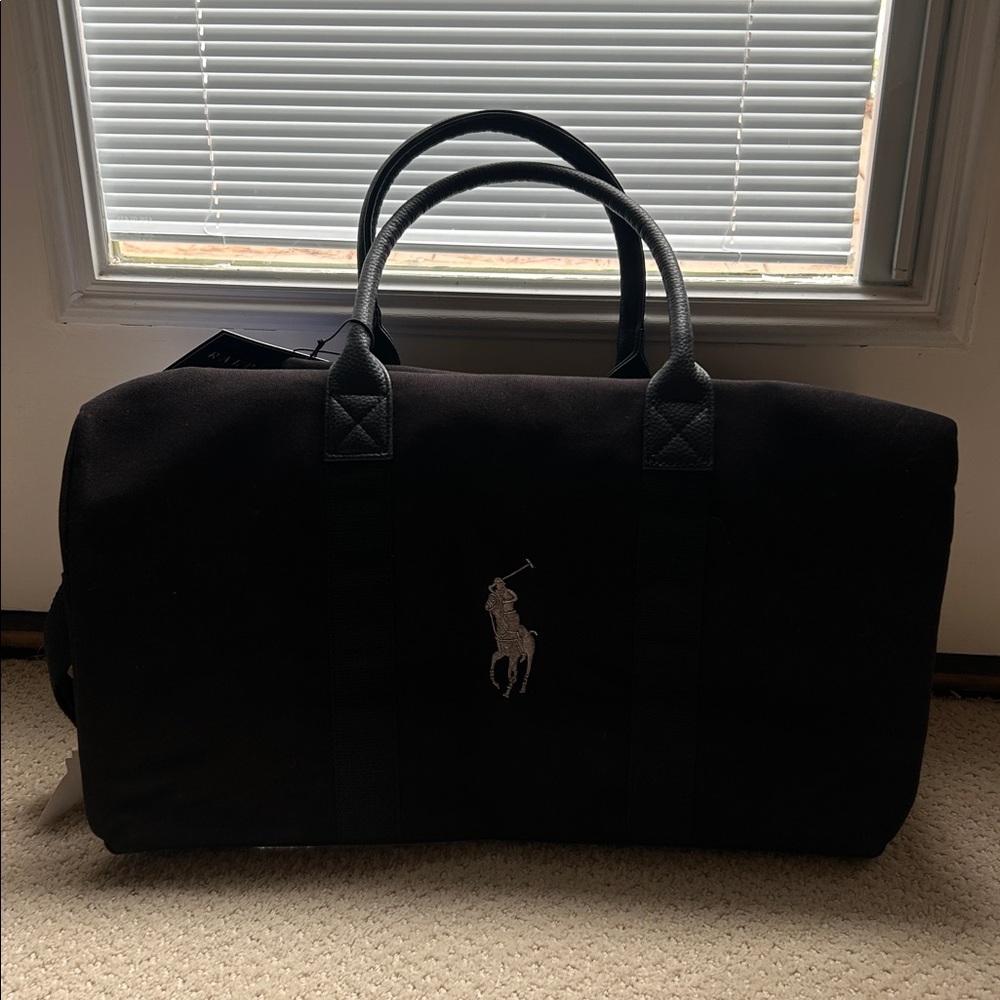 Black Polo Ralph Lauren Duffel Bag